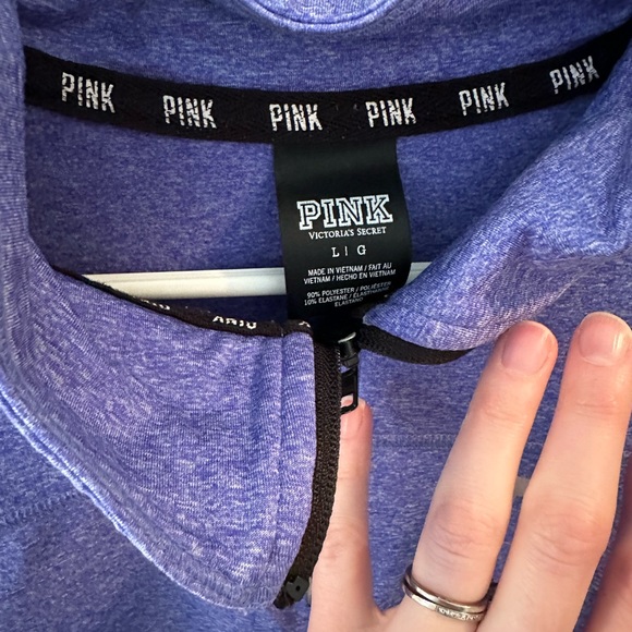 Pink Quarter-Zip Pullover - Picture 3 of 3